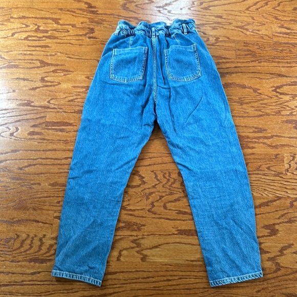 Mango Paperbag Waist Denim Jeans - Picture 2 of 5